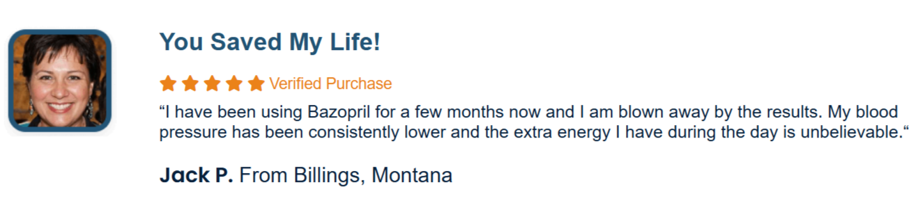 Bazopril Customer Reviews