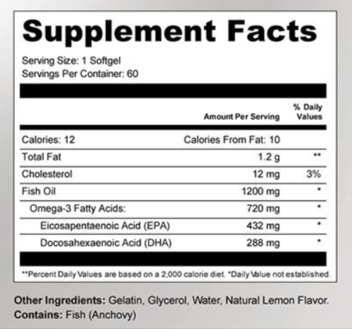 Heartbeat 911 Supplement Facts