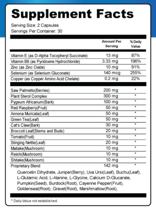 ProstaStream Supplements