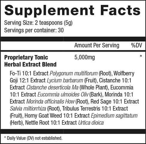 Rock-Hard-Formula-Supplement-Facts